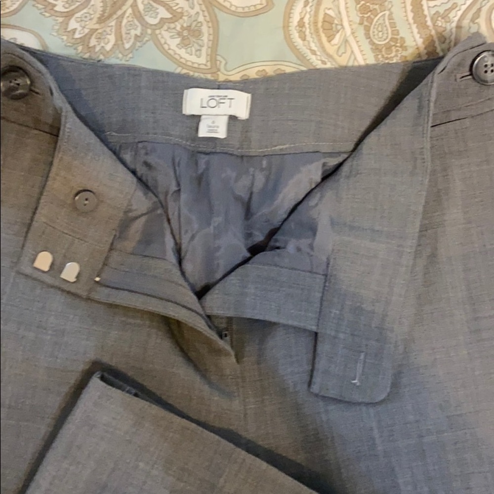 Straight leg trousers